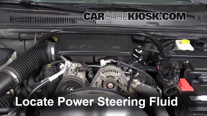 2007 Jeep Grand Cherokee Laredo 3.7L V6 Power Steering Fluid Check Fluid Level